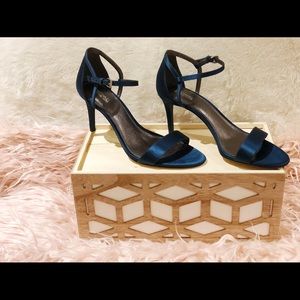 COPY - Michael kors small heel navy blue sandals